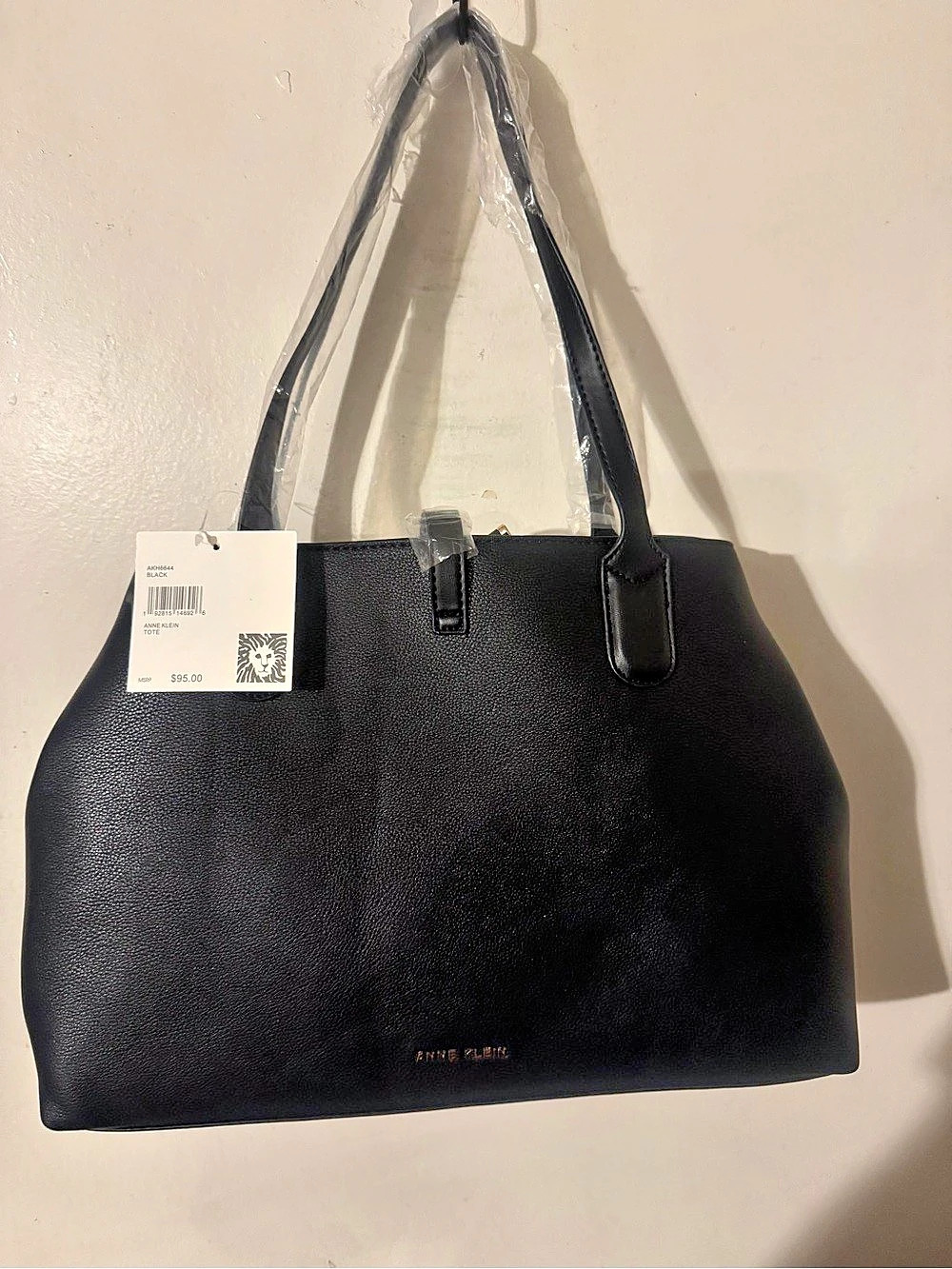Anne Klein AKH6644 Black Tote NWT